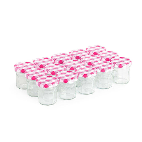 Lot de 15 petits pots - rose - Bonne Maman BE - 1