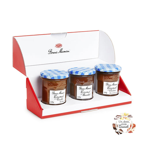 Trio Caramels : un, deux, trois, caramels ! - Bonne Maman BE - 1