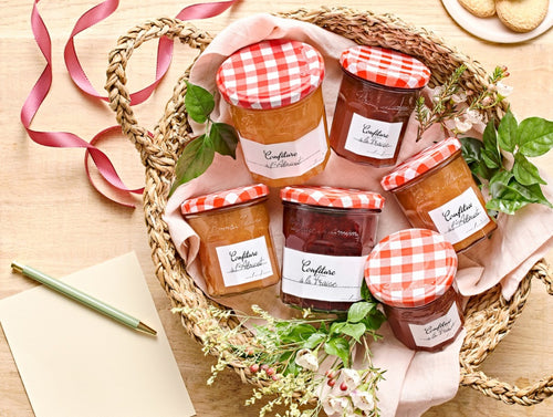 Lot de 8 Couvercles et Etiquettes pour pots de Confiture 210g - Bonne Maman BE - 1